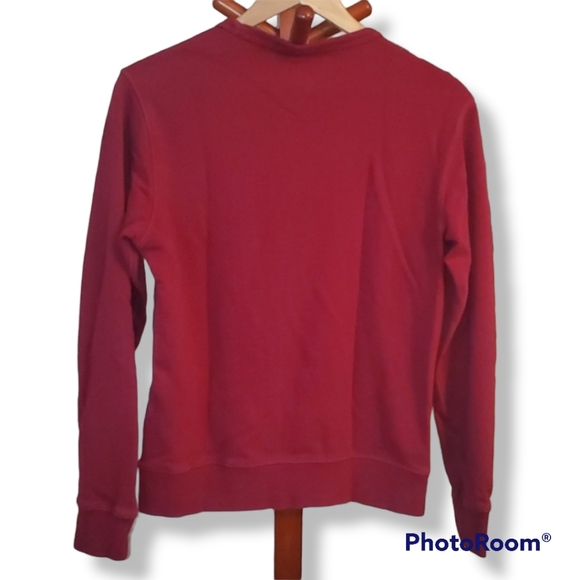 Frank and Oak Red St. Moritz Sweatshirt - Picture 5 of 7